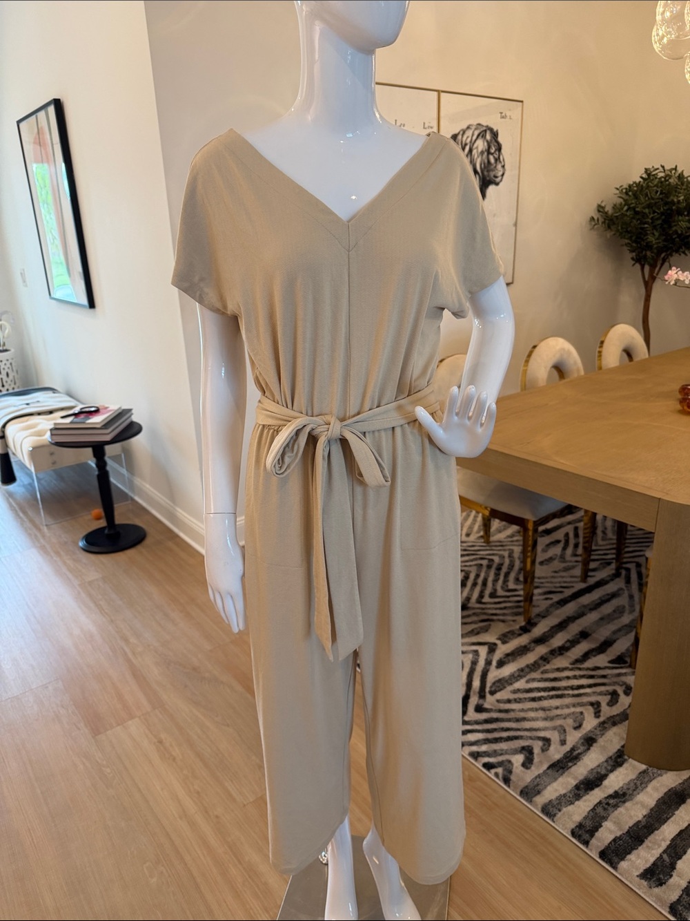 Anybody Pull-On Jumpsuit Stone